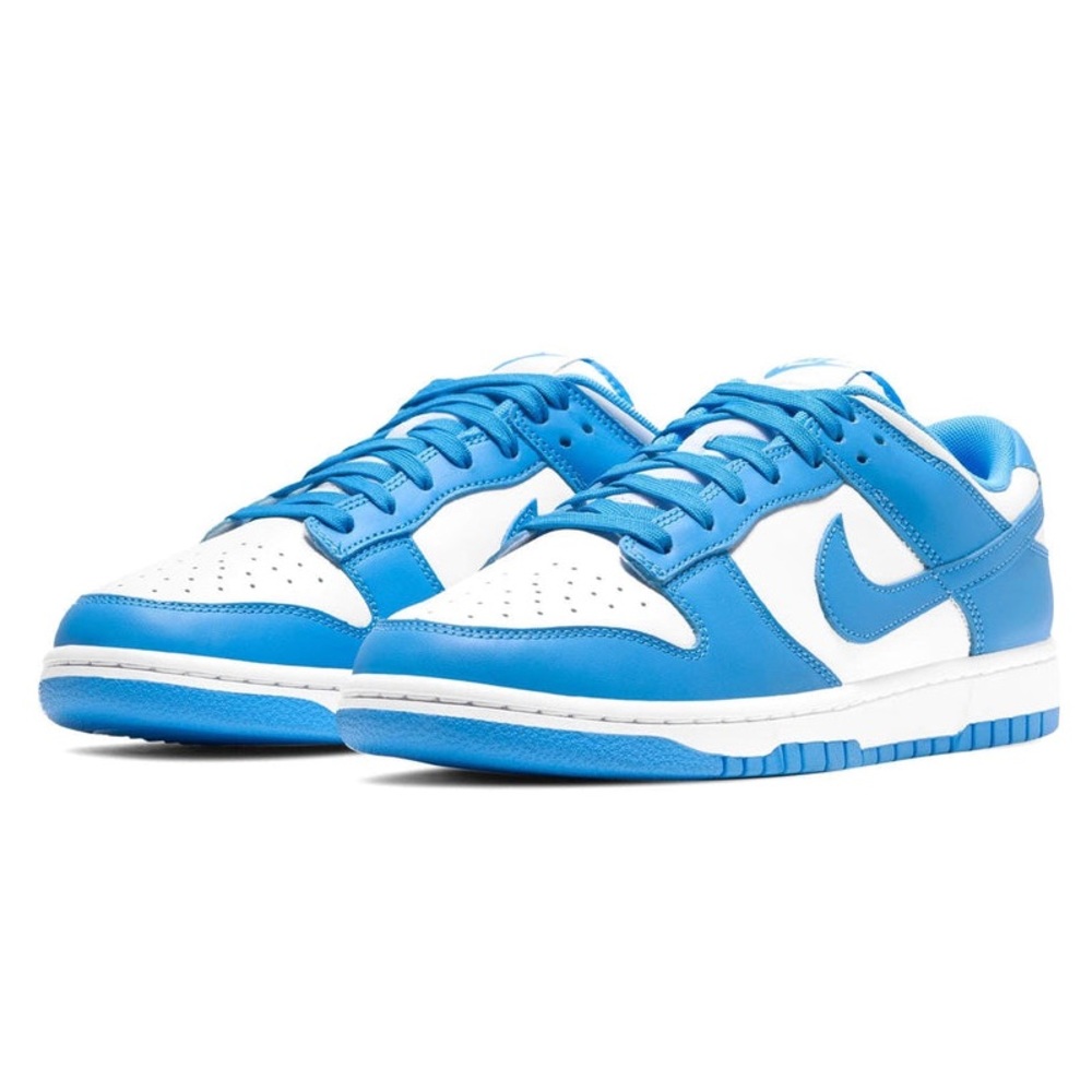 NEW Nike Dunk Low University Blue UNC 7Y/8.5 women - Picture 13 of 17